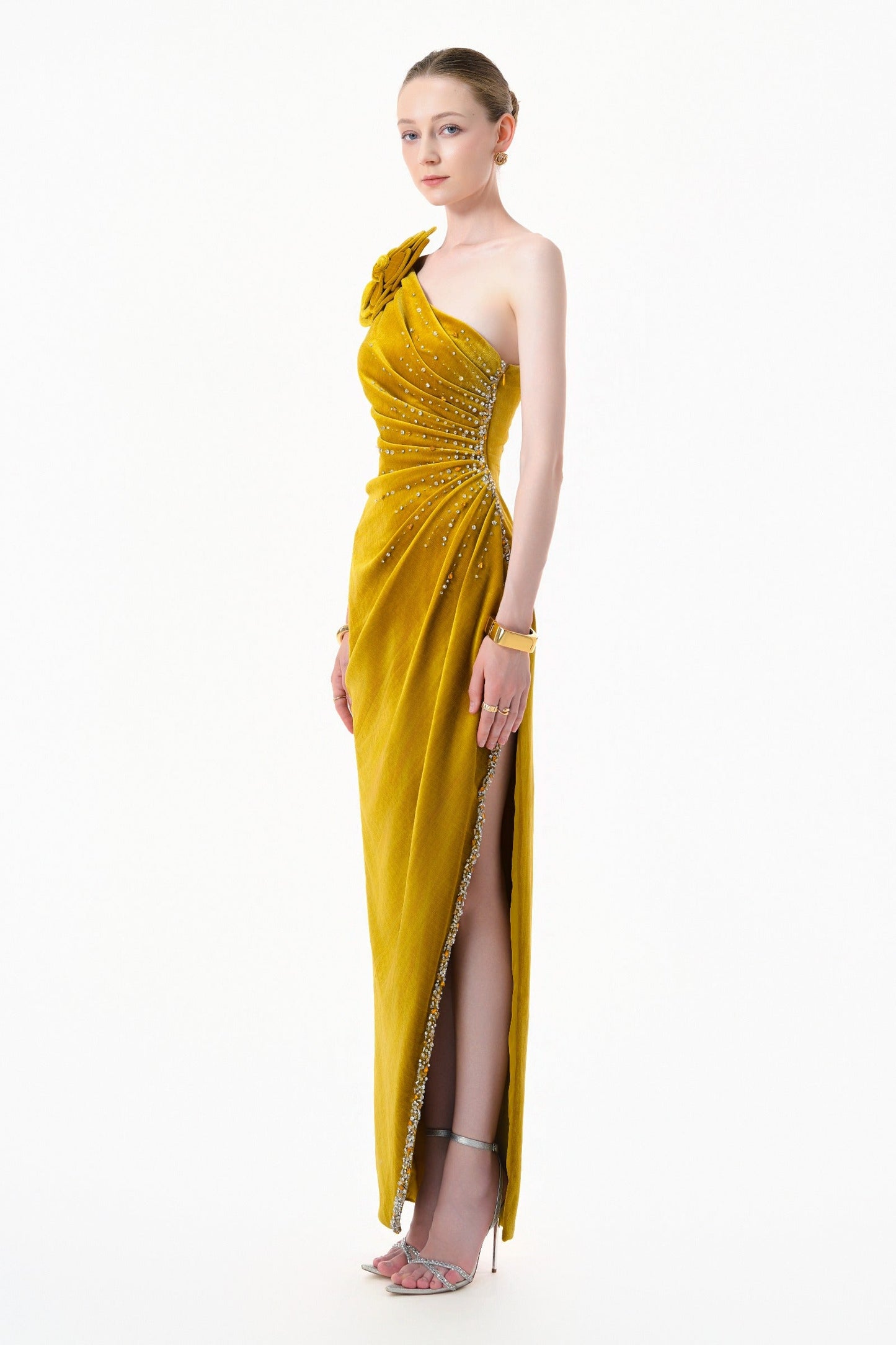 Elyn One Shoulder Maxi Dress