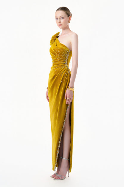 Elyn One Shoulder Maxi Dress