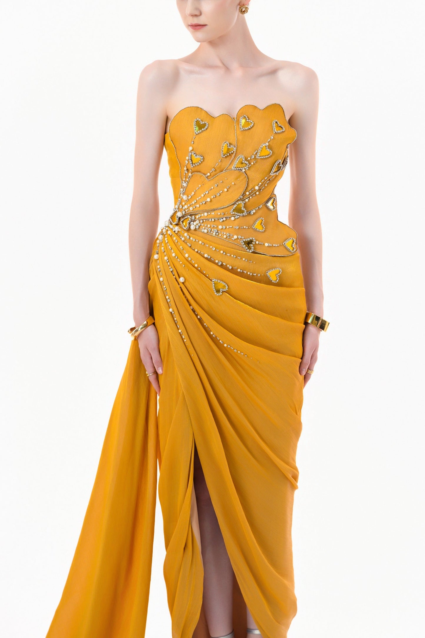 Vire Draped Maxi Dress