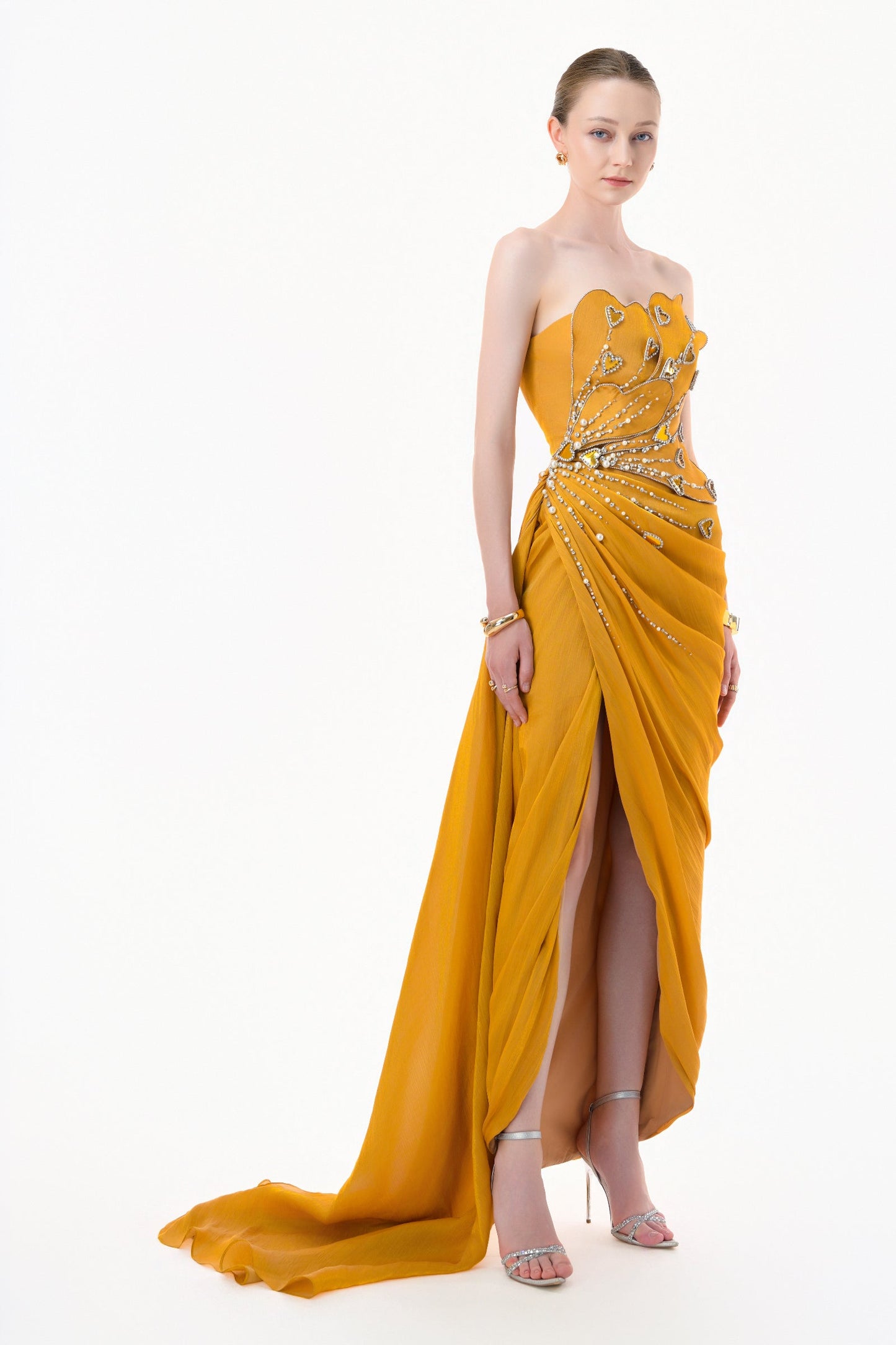 Vire Draped Maxi Dress