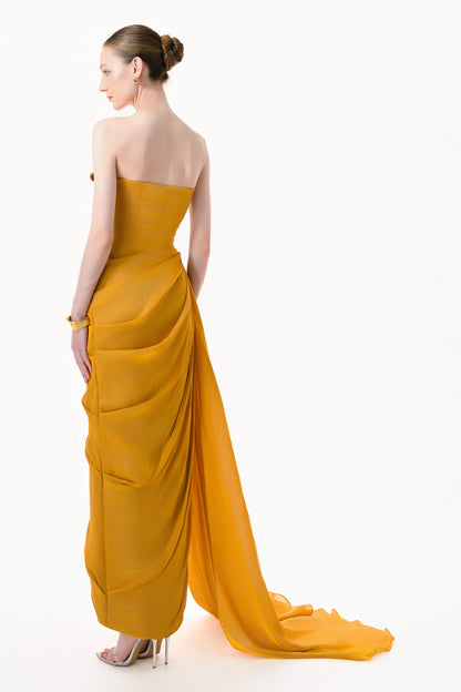 Vire Draped Maxi Dress