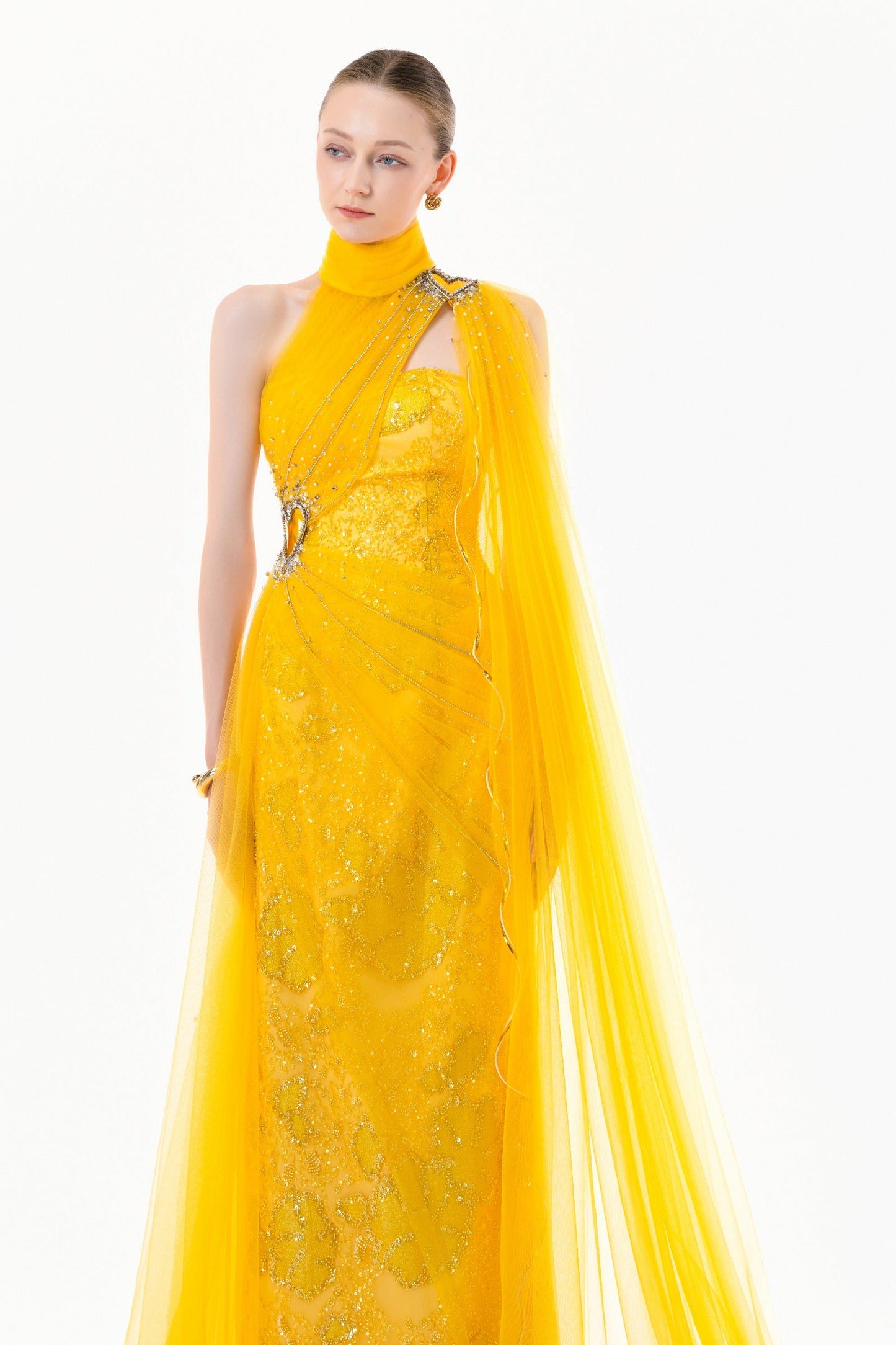 Ione High Neck Maxi Dress