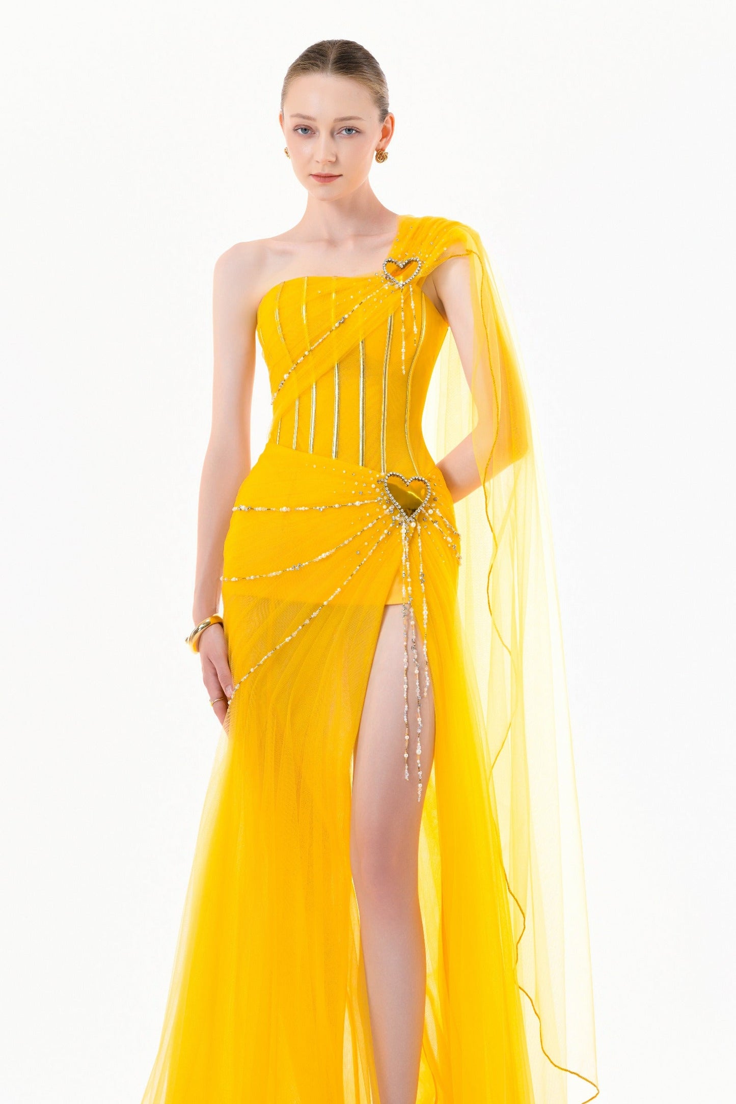 Mael Asymmetric Maxi Dress