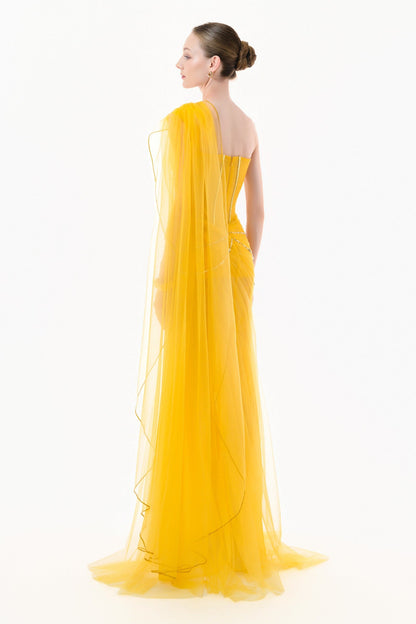 Mael Asymmetric Maxi Dress