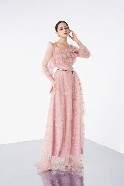 Hannah Square Neck Dress 