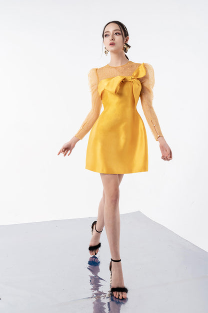 Headey Puffy Shoulder Dress 