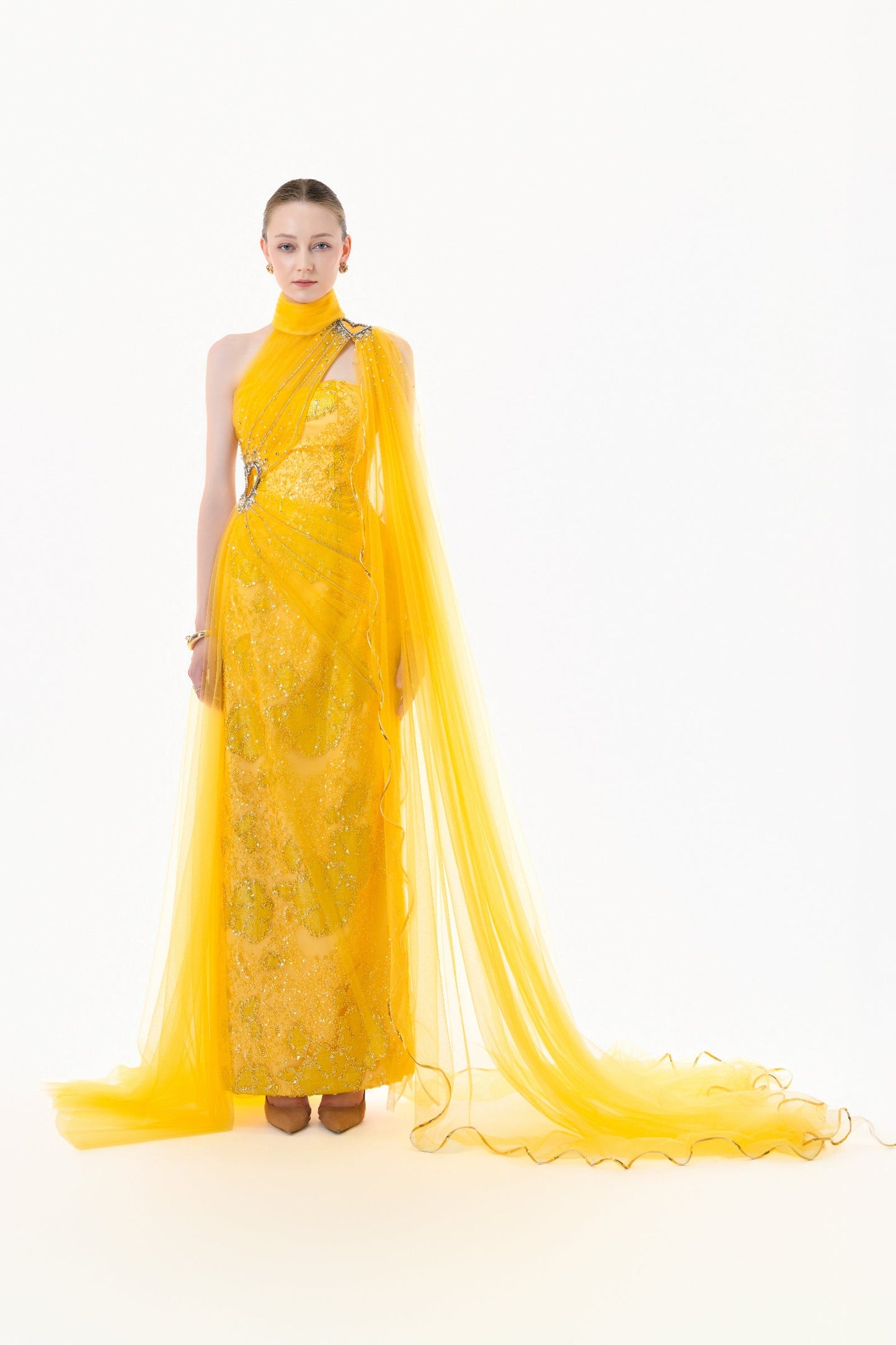 Ione High Neck Maxi Dress