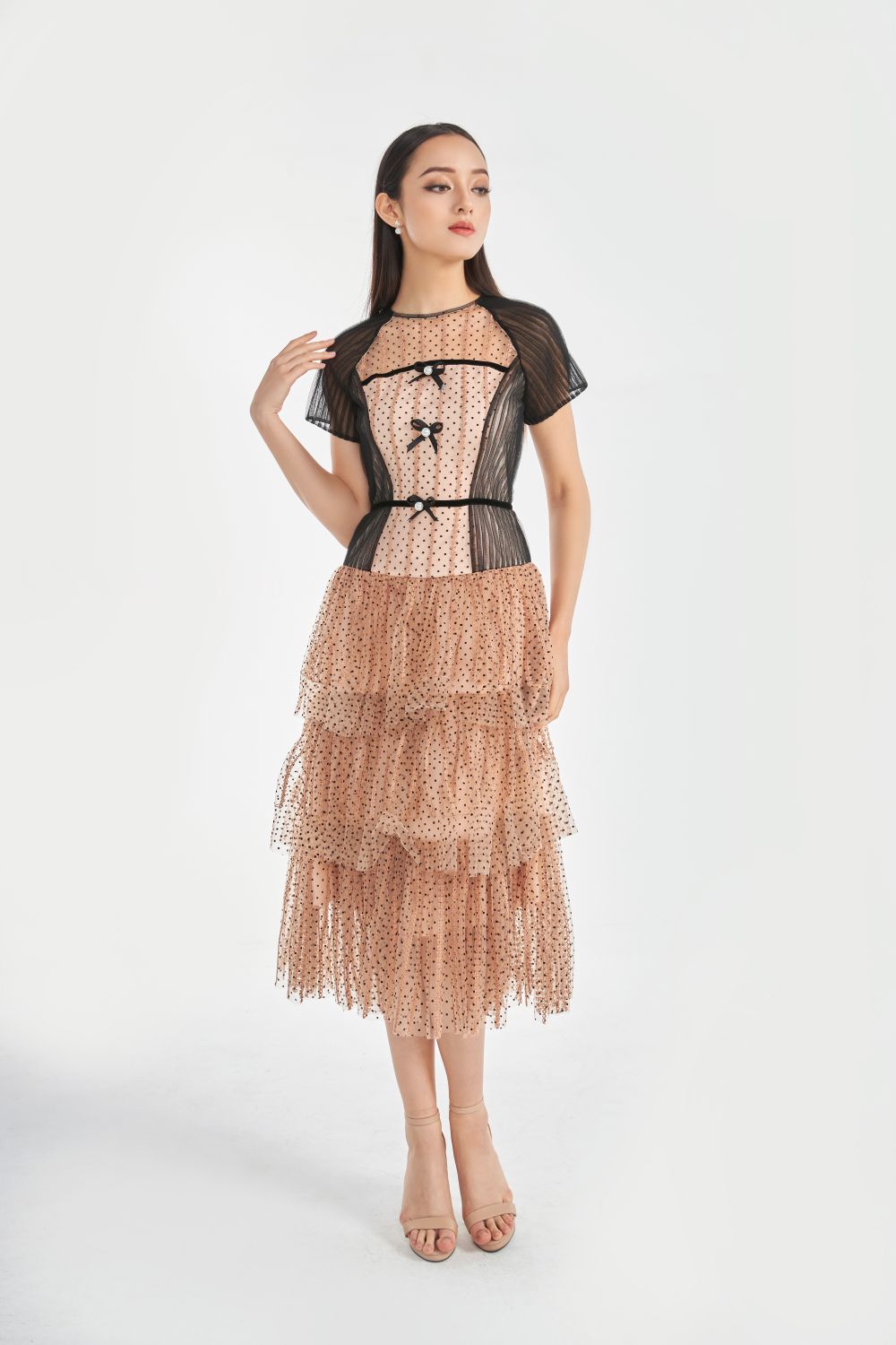 Jena Ruffle Layers Dress 