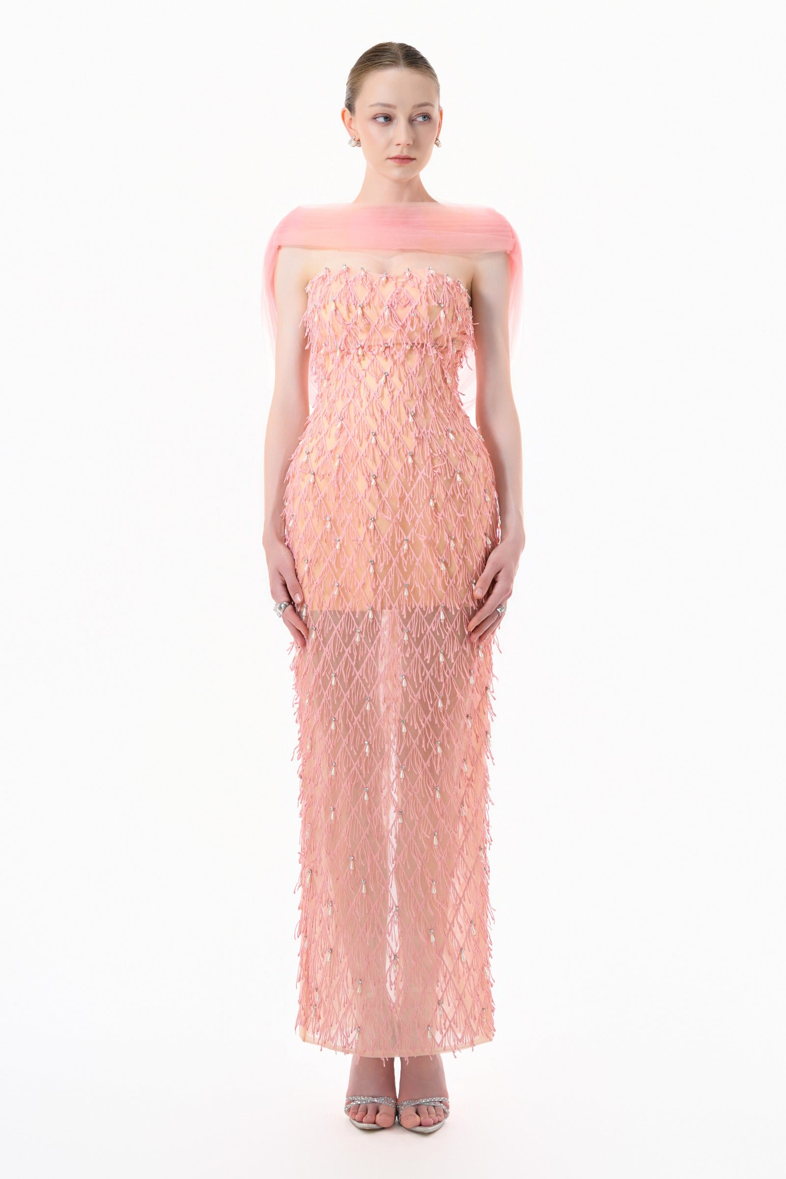 Lune Fringe Maxi Dress