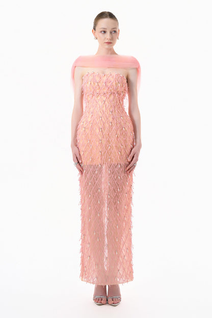 Lune Fringe Maxi Dress