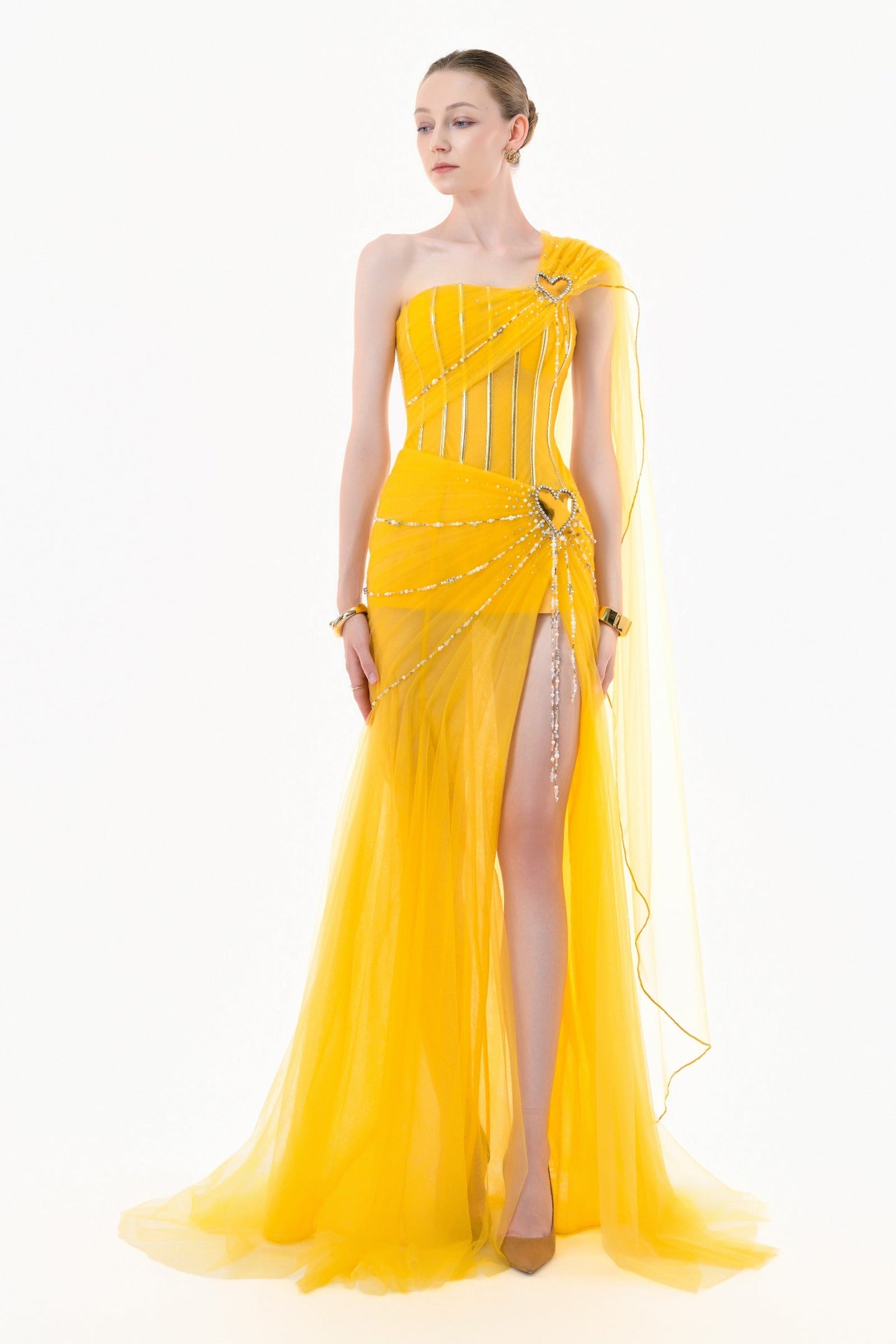 Mael Asymmetric Maxi Dress