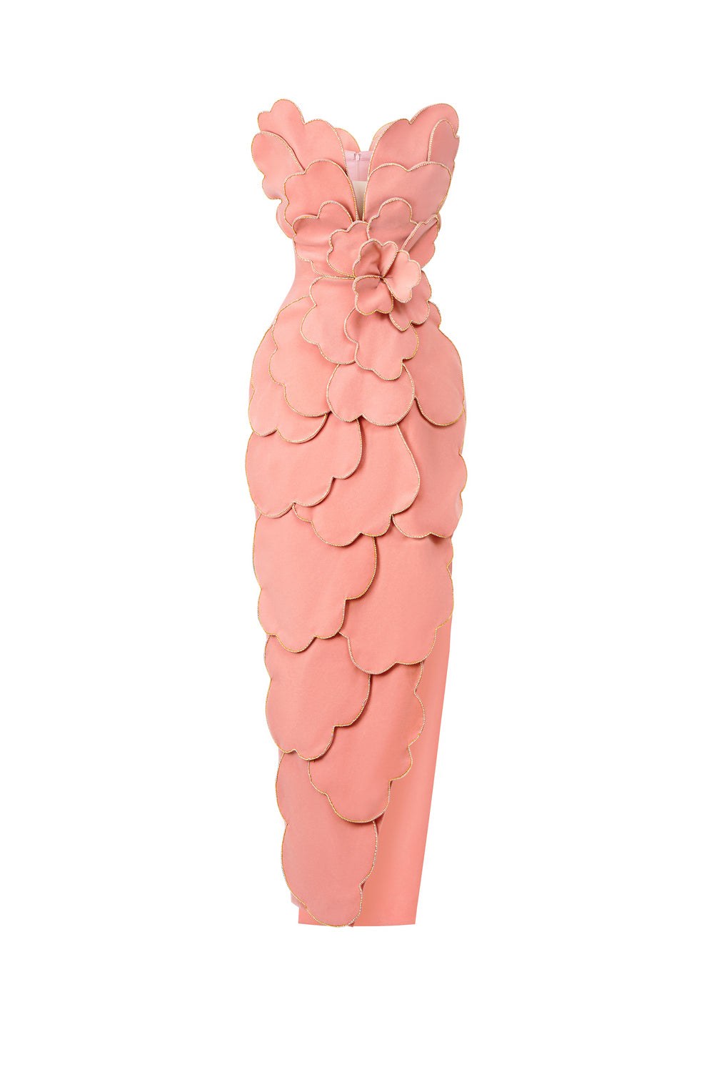 Tiana Pegged Sweetheart Neck Velvet Maxi Dress