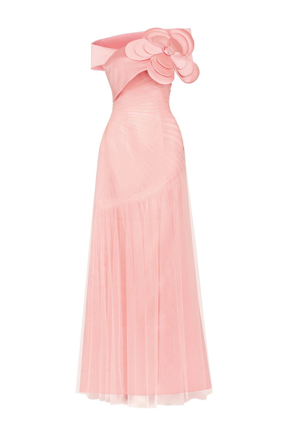Women's Mireille Off-Shoulder Applique Maxi Dress XXS/XS/S/M/L/XL/XXL/3XL/Customize Candy Pink – Happy Clothing
