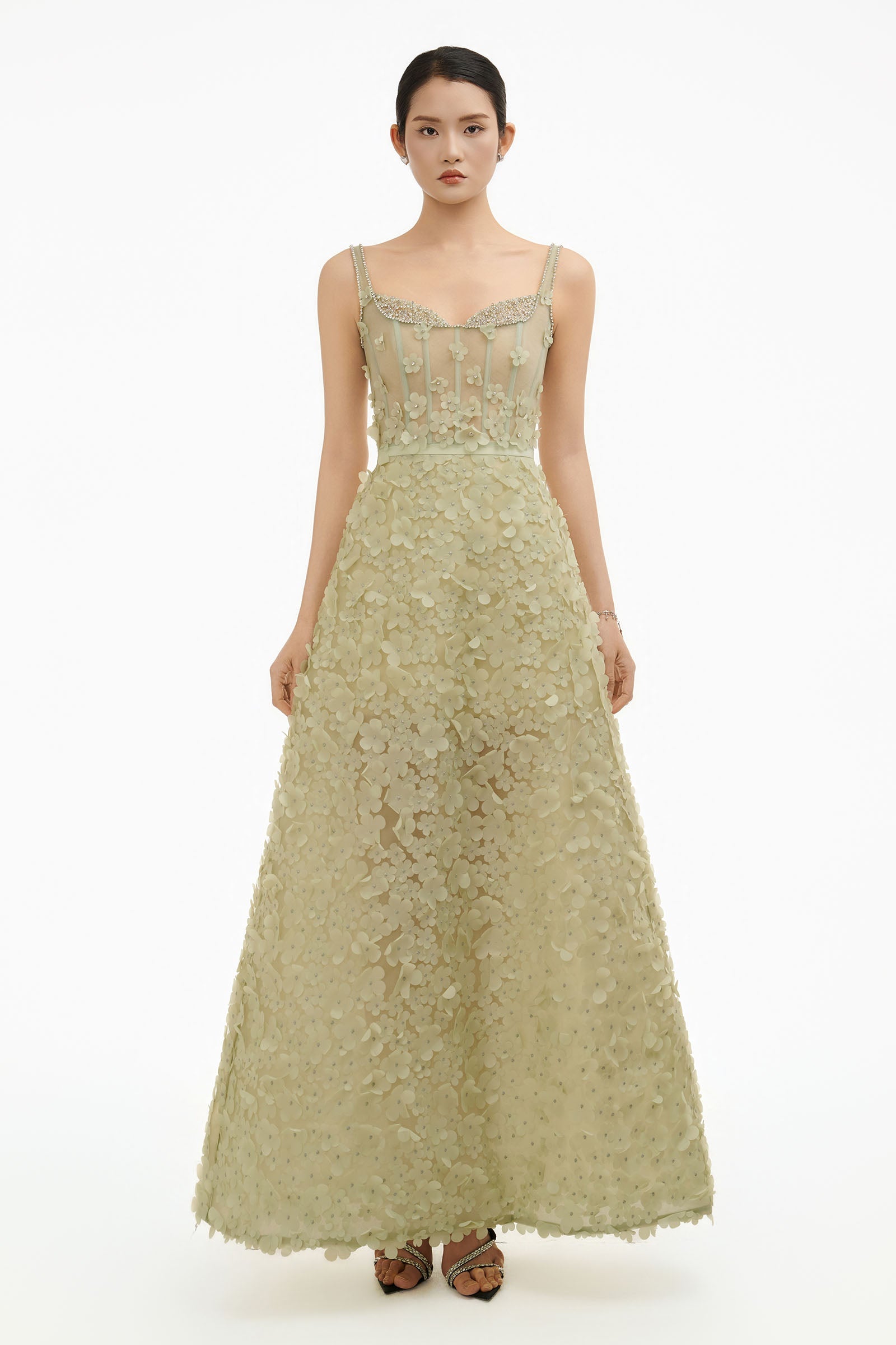 Nerina Applique Maxi Dress 