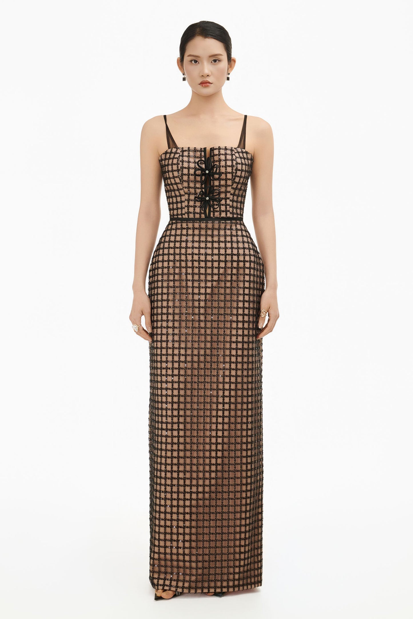 Odette Square Neck Maxi Dress 