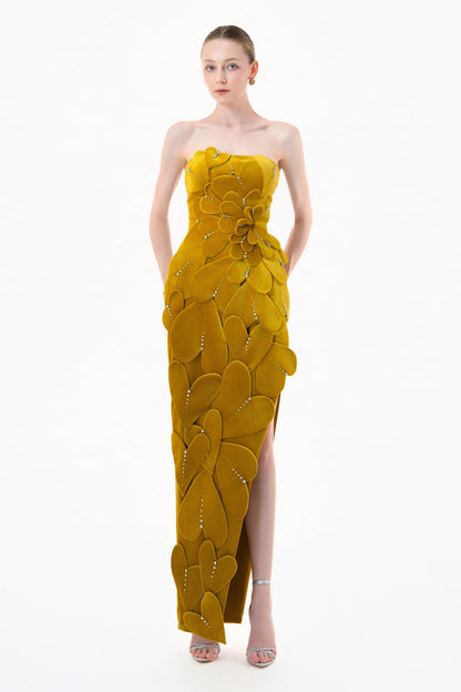 Orel Applique Maxi Dress