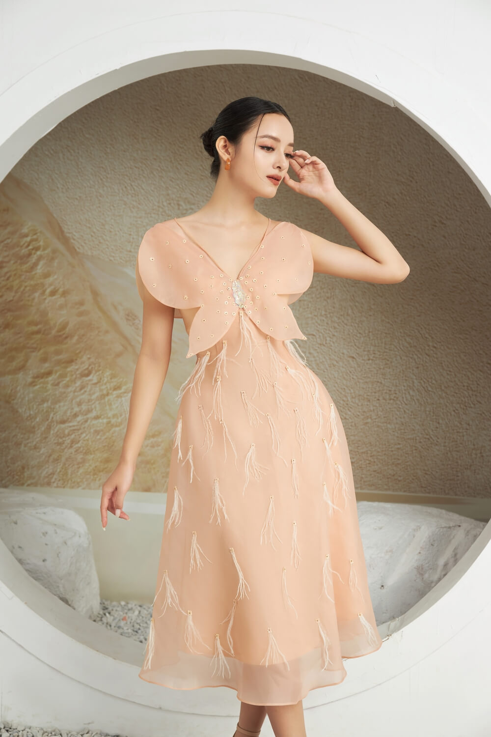Orian Butterfly Flap Dress 