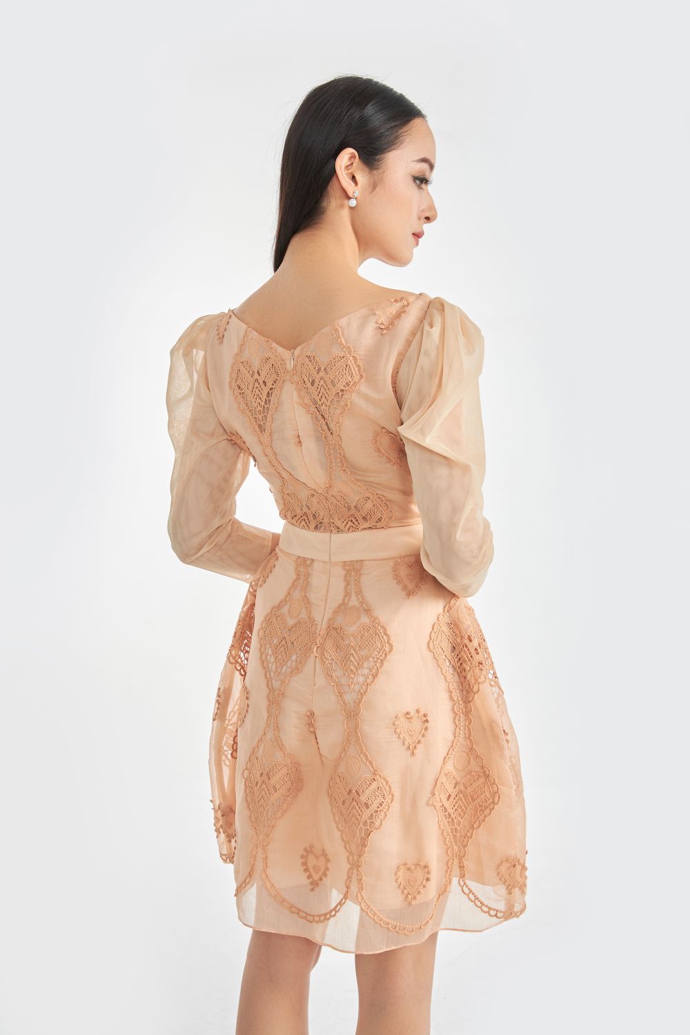 Serena Heart Lace Dress 