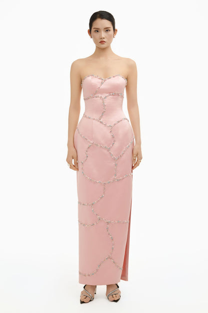 Solene Sweetheart Maxi Dress 