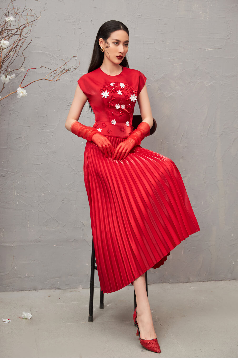 Veronica Round Neck Dress 