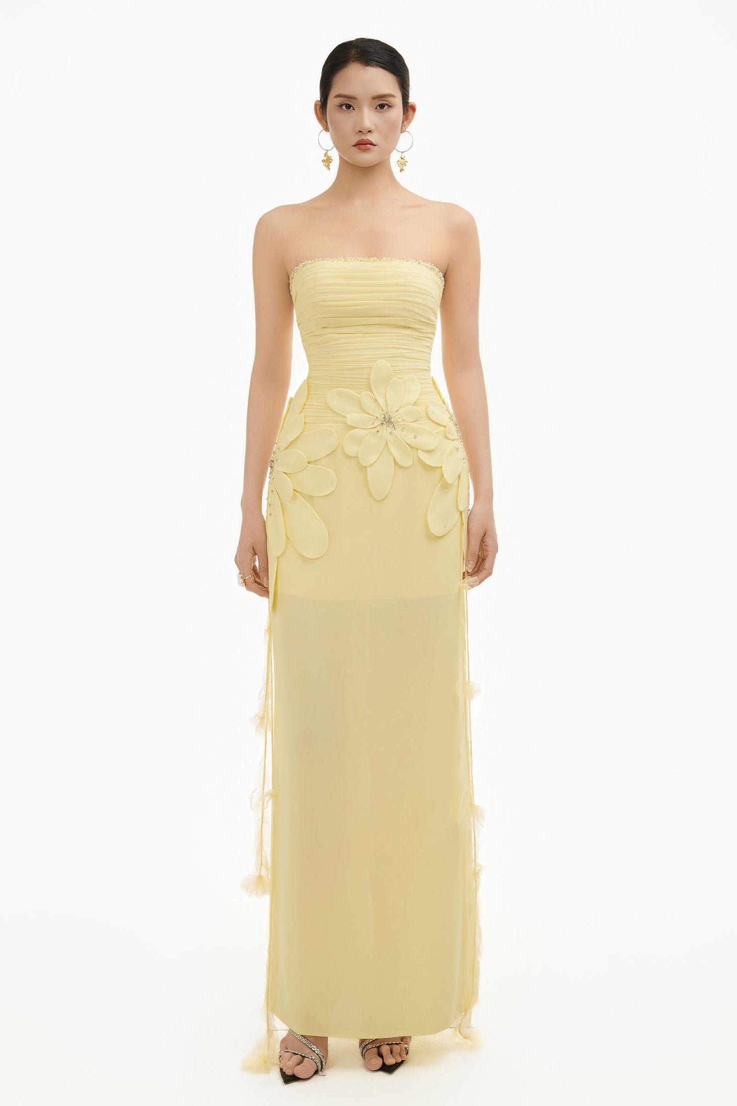 Vesper Ruched Maxi Dress 