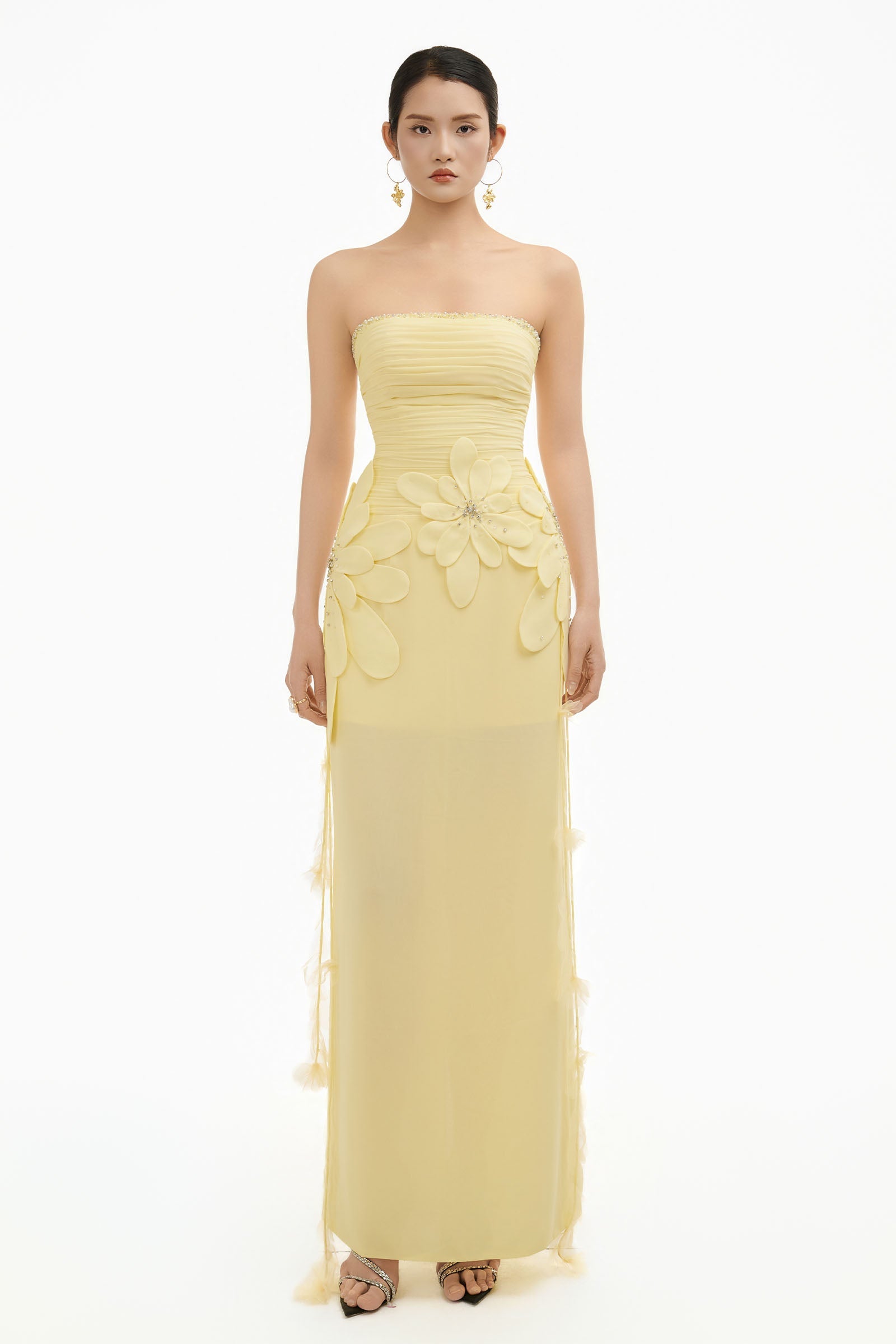 Vesper Ruched Maxi Dress 