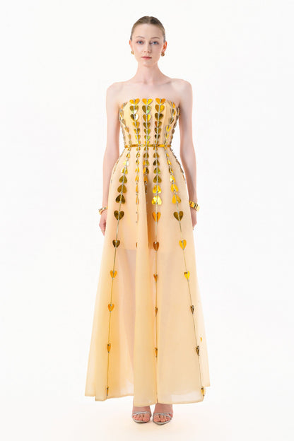 Veya Sequin Maxi Dress