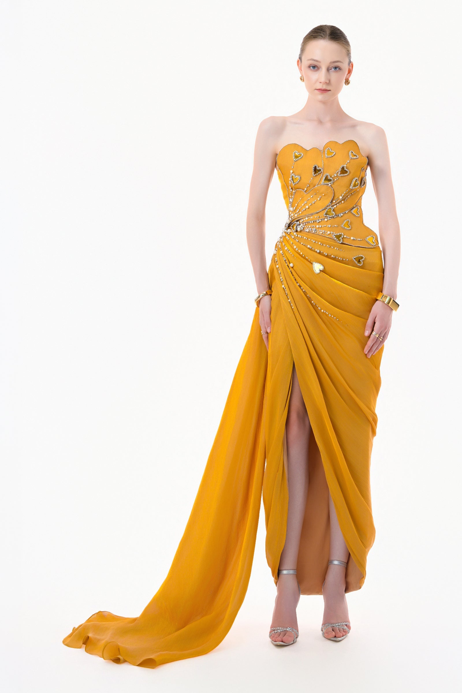 Vire Draped Maxi Dress