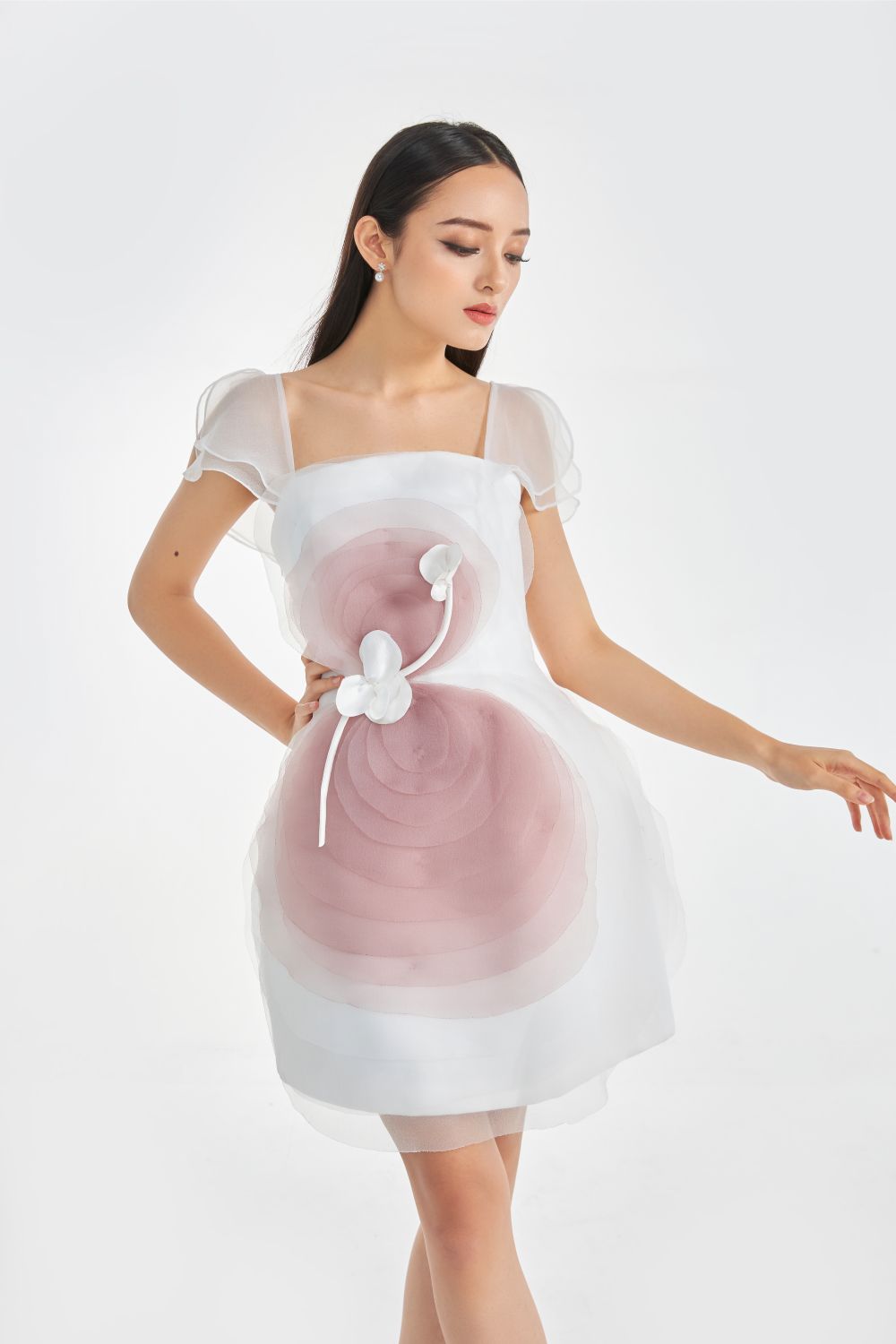 Winifred Square Neck Dress 