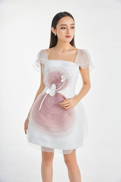 Winifred Square Neck Dress 