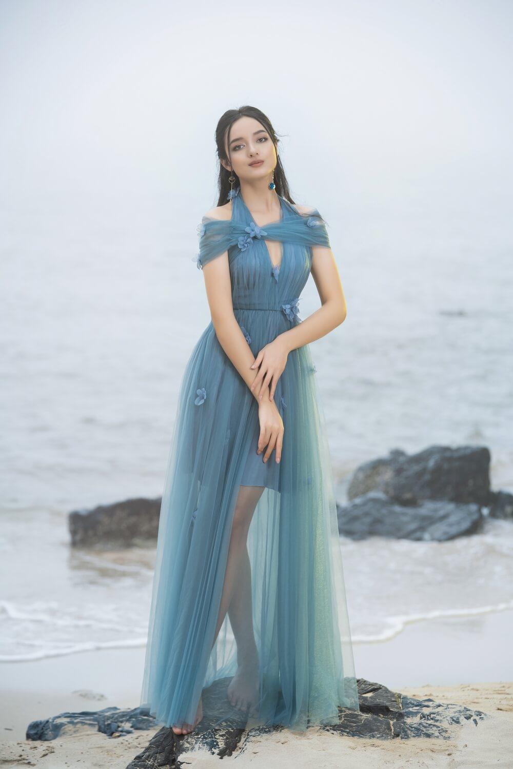 Chandler Mesh Sheer Dress 