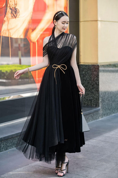 Leslie Cross Over Flap Dress