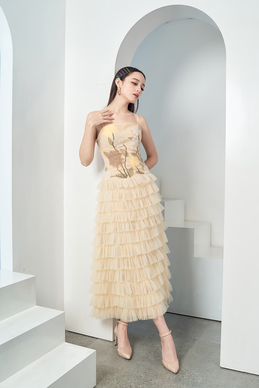 Finalie Ruffle Layered Dress Finalie Ruffle Layered Dress