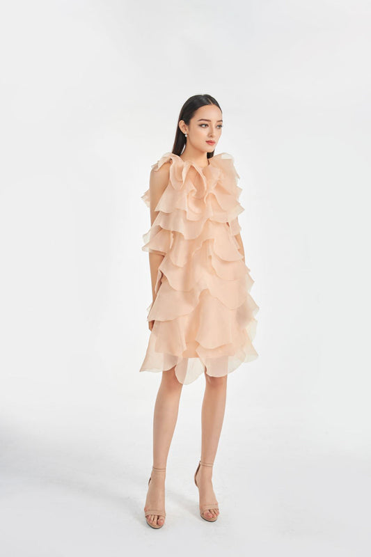 Hailey Ruffle Layers Dress