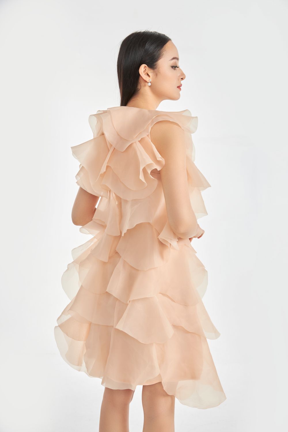 Hailey Ruffle Layers Dress 