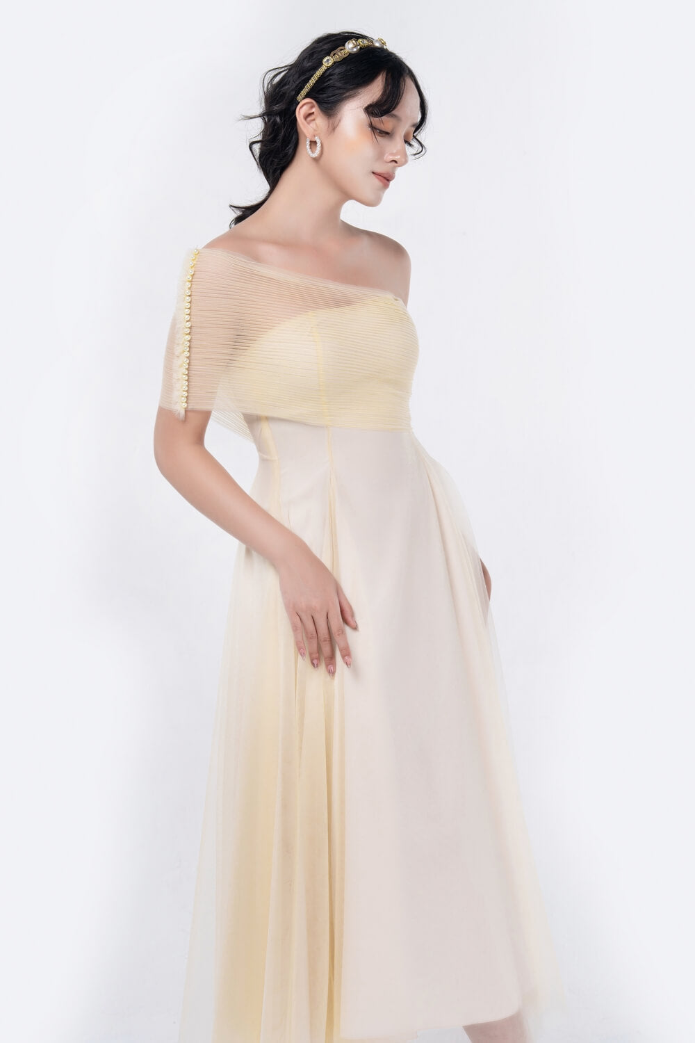 Turkel One Shoulder Dress 