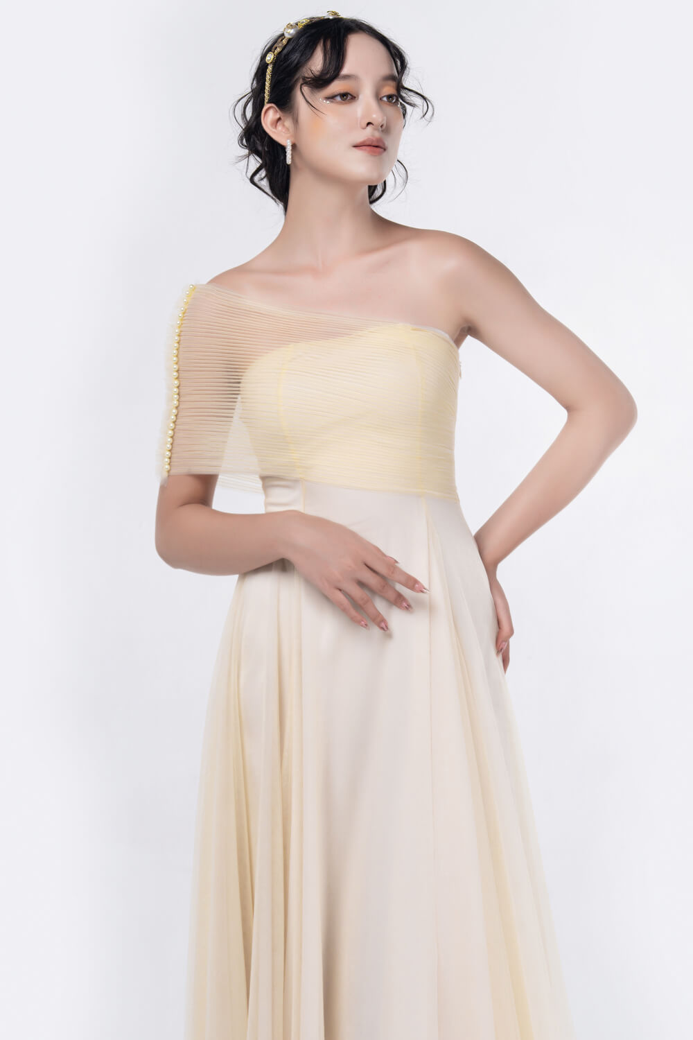 Turkel One Shoulder Dress 