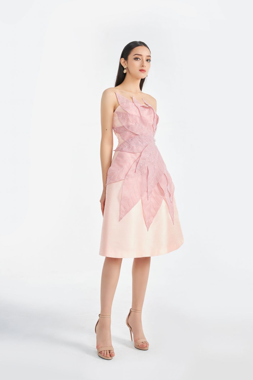 vera midi dress Vera Pastel Strapless Dress