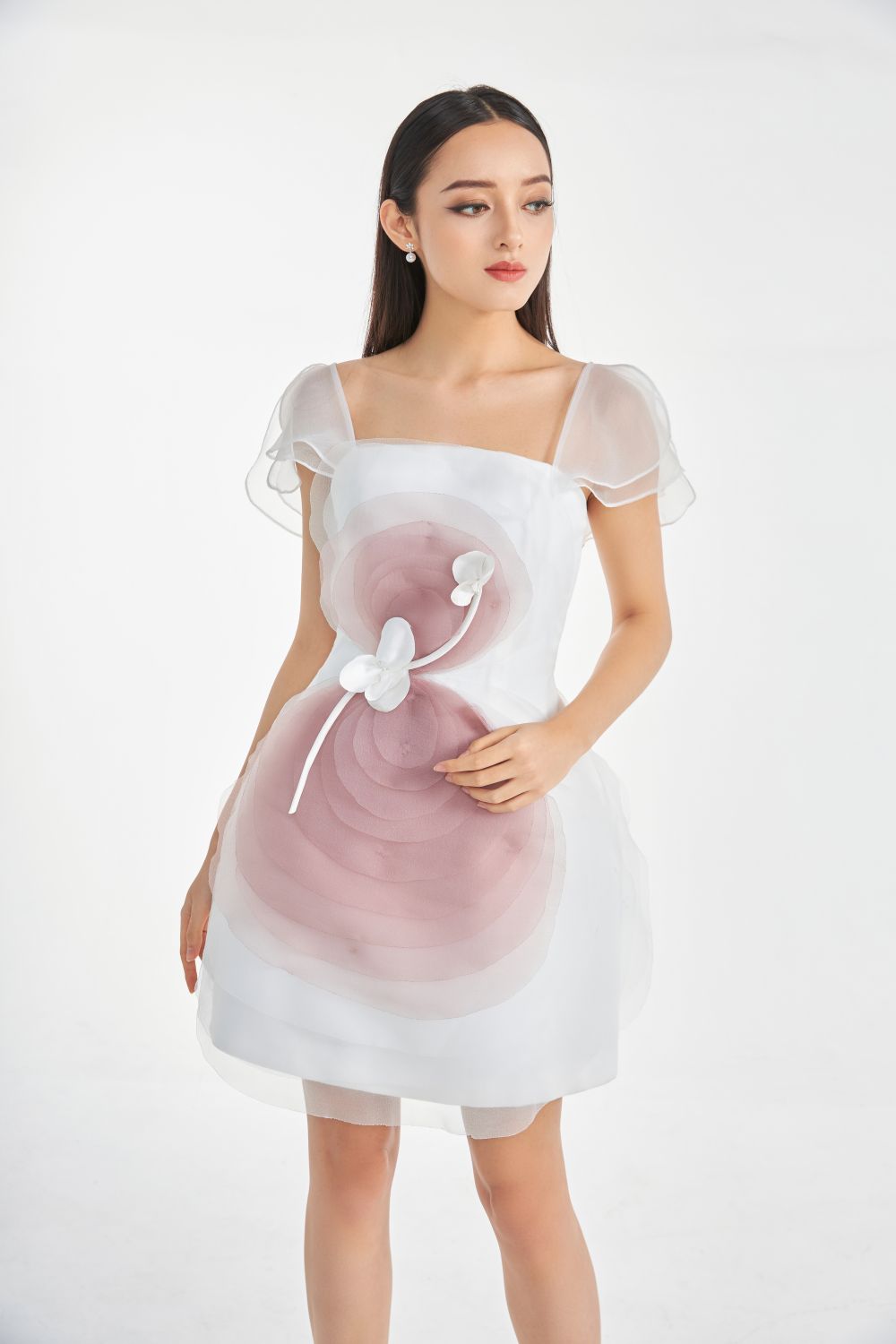 Winifred Square Neck Dress 